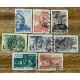 RUSIA 1950 Yv 1510/7 SERIE COMPLETA DE ESTAMPILLAS RARAS 280 EUROS